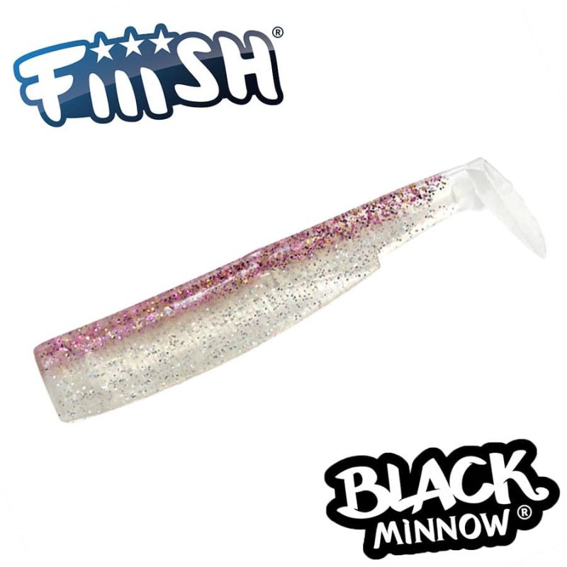 Fiiish Black Minnow No2 - Purple Glitter