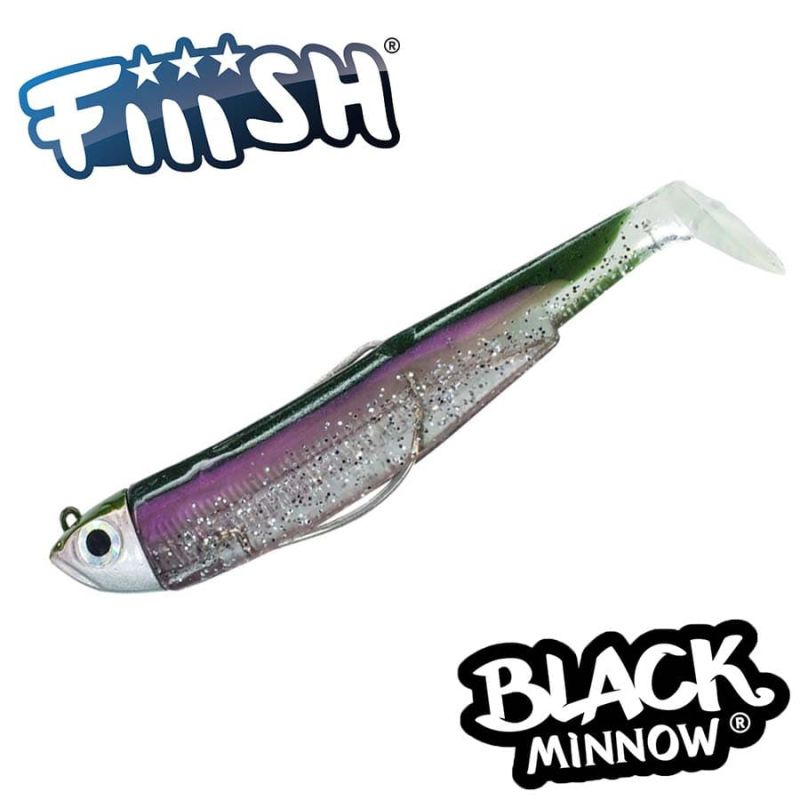 Fiiish Black Minnow No3 Simple Combo: Jig Head 12g - Green Morning