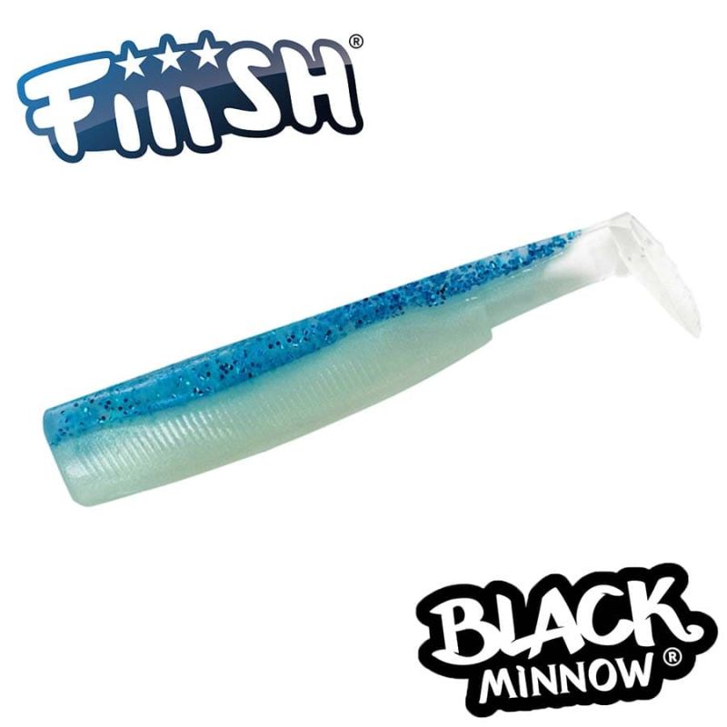 Fiiish Black Minnow No3 - Blue Glow