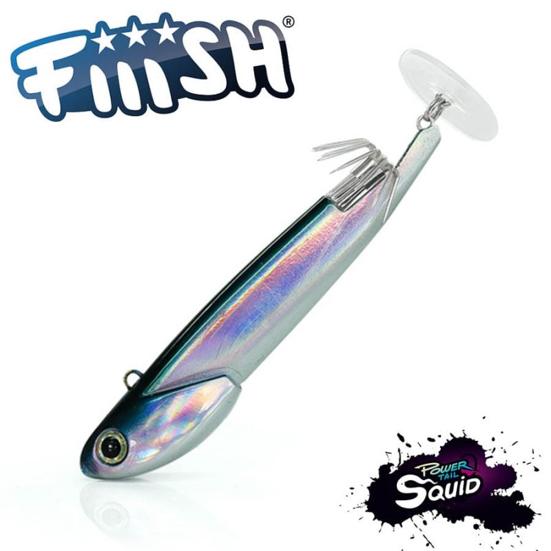 Fiiish Power Tail Squid - Deep - 50g - Silver Sardine