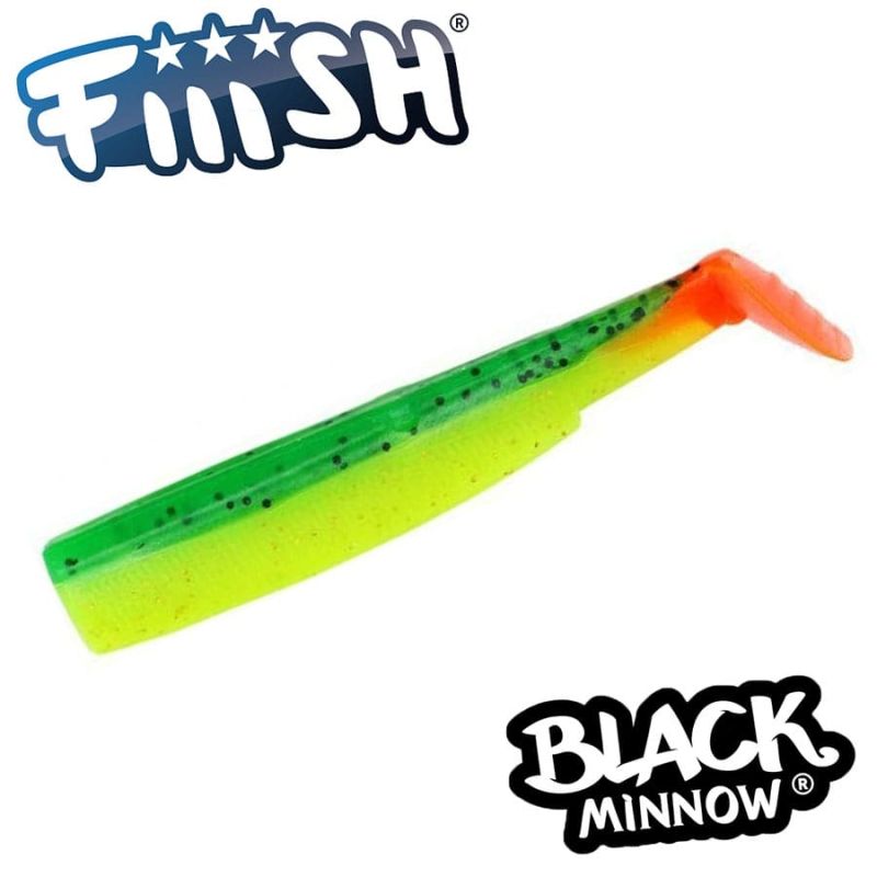 Fiiish Black Minnow No5 - Green/Orange