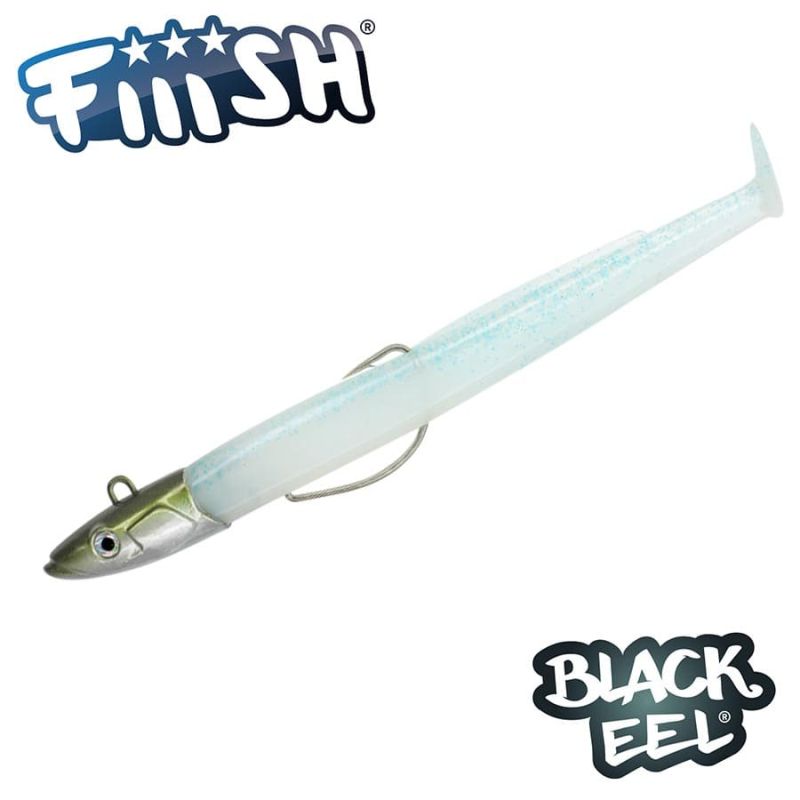 Fiiish Black Eel No3 Simple Combo - 15cm | 40g Cloudy White