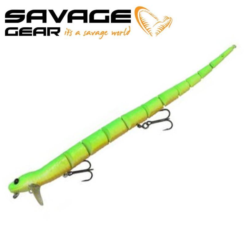 SG 3D Snake 30cm 57g Floating 03-Green Fluo