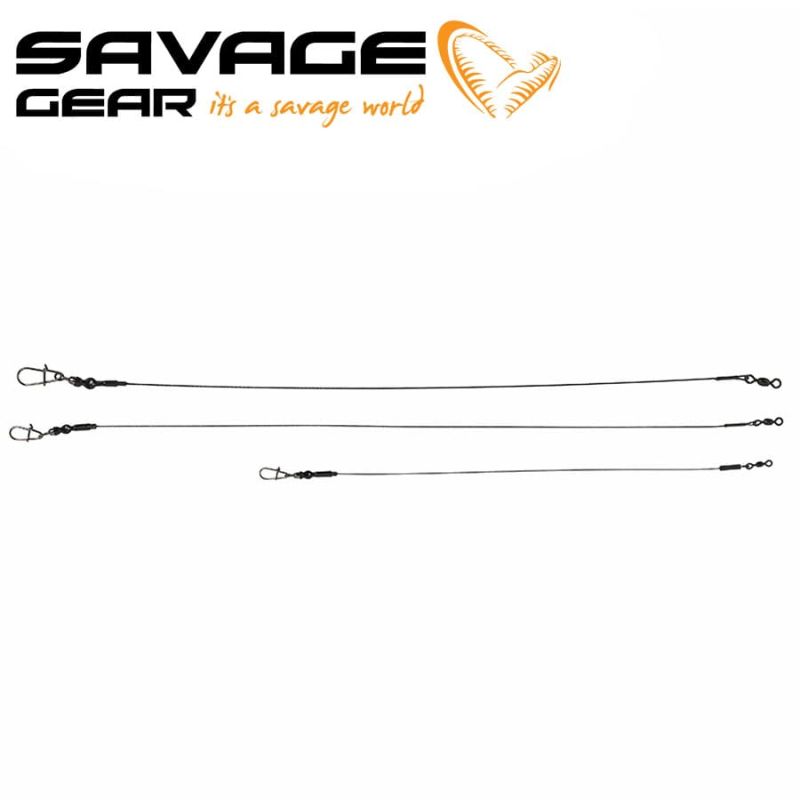 Savage Gear 1x7 Titanium Traces 30cm 0.60mm 23kg  Титаниев повод
