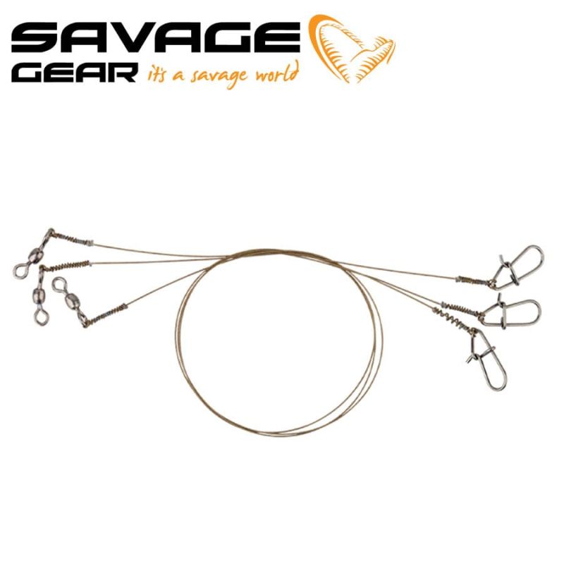 Savage Gear Raw49 Trace 20cm 0.27mm 7kg  Метален повод 