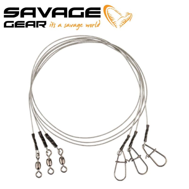 Savage Gear Carbon49 Trace 40cm 0.60mm 16kg Метален повод 