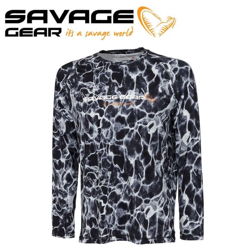 Savage Gear Night UV Long Sleeve T-Shirt Блуза