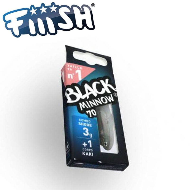 Fiiish Black Minnow No1 Combo 7cm 3g Силиконова примамка