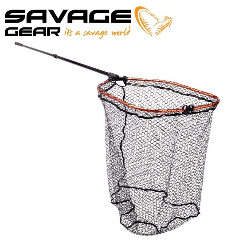 Savage Gear Pro Folding Net Telescopic L Сгъваем кеп