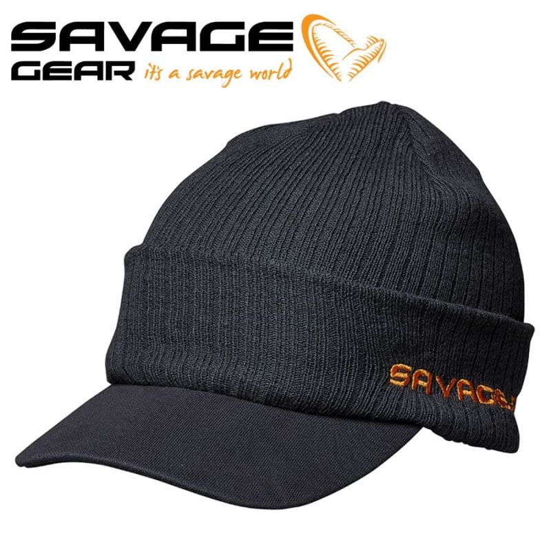 Savage Gear Peak Beanie Зимна шапка с козирка