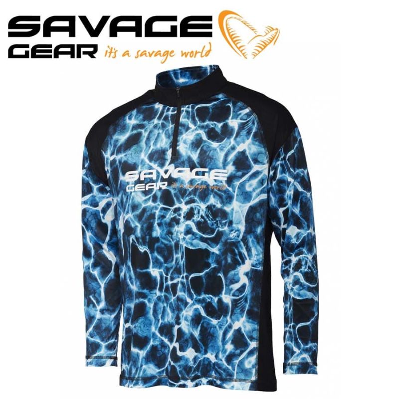 Savage Gear Marine UV Long Sleeve Tee UV блуза