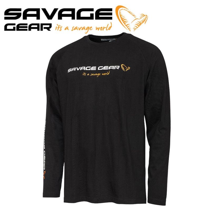 Savage Gear Signature Logo Long Sleeve T-Shirt Блуза