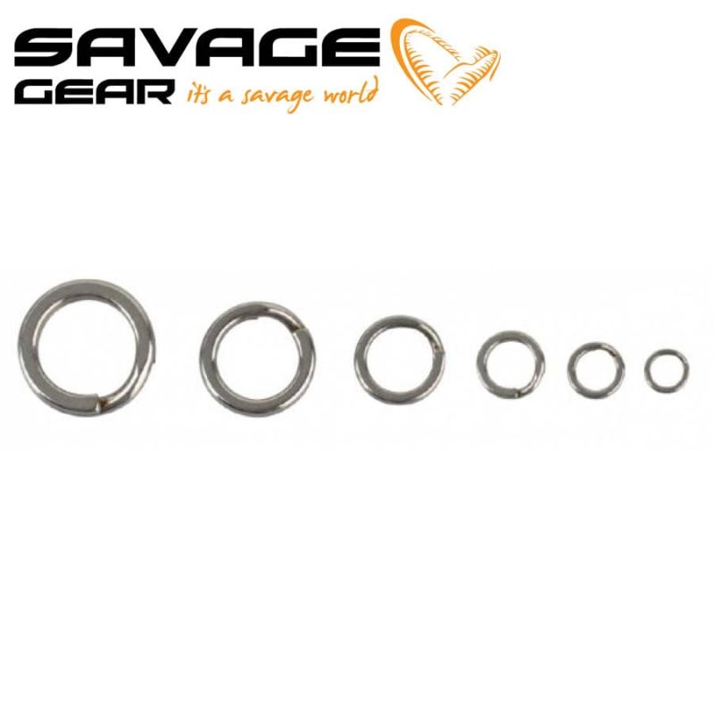 Savage Gear Stainless Splitring Mix Forged Халки 