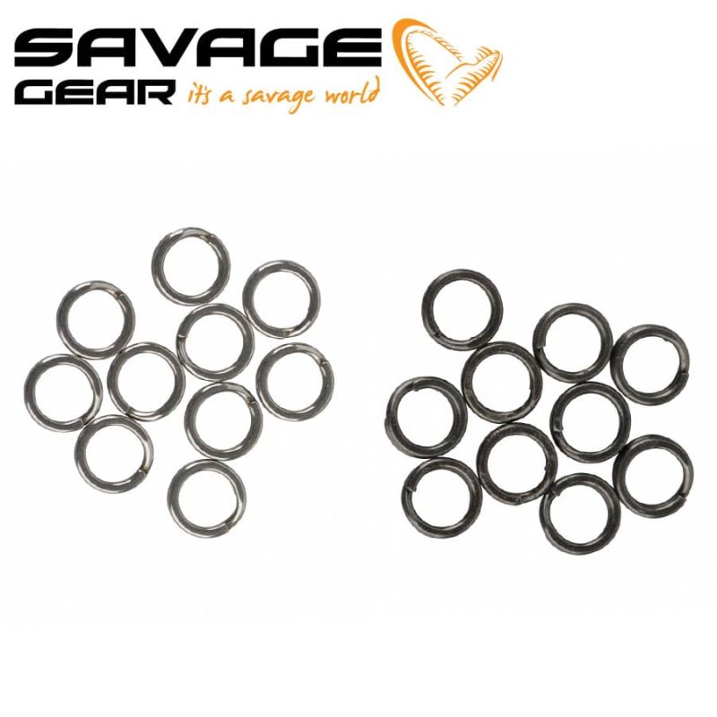 Savage Gear Stainless Splitring Mix Forged Халки 