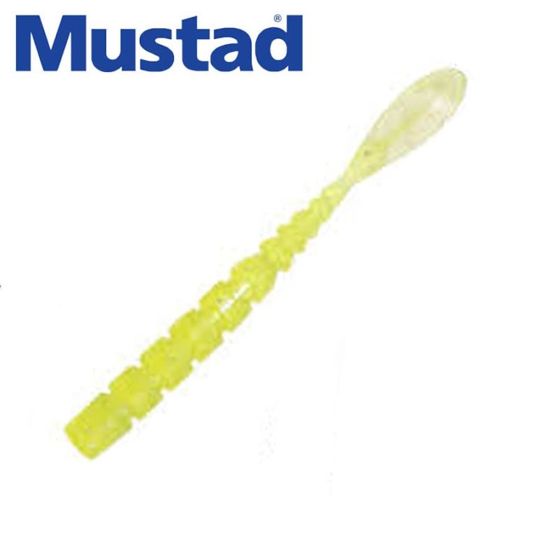 Mustad Aji Worm Fla-Fla 2inch 005 UV Clear Chart